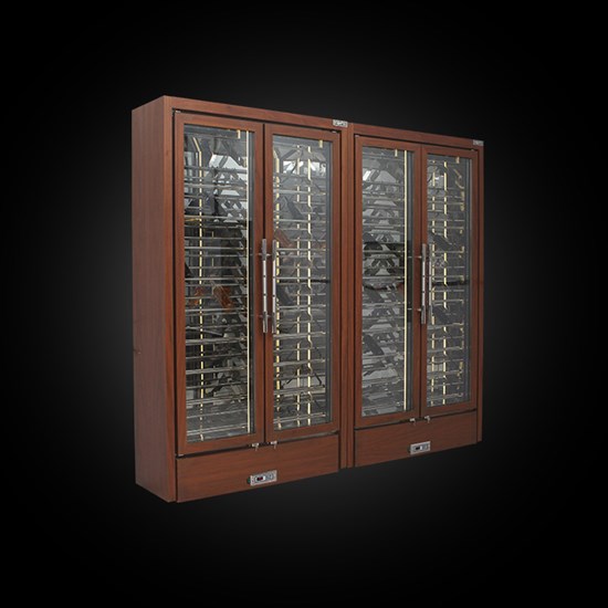 Wood Coated Wine Cabinet